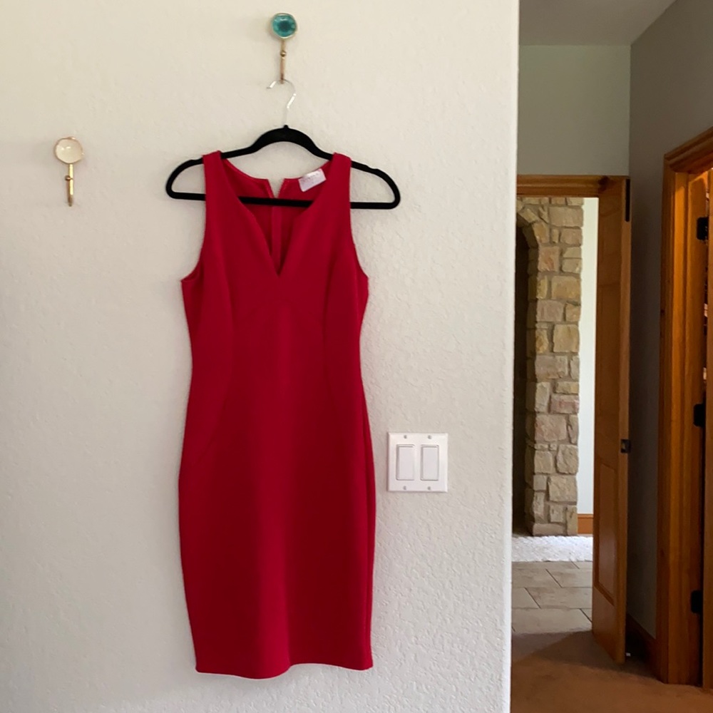 Red dress